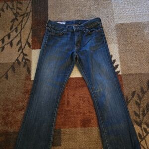 Red Engine Women's Boot Cut Jeans - Dark Blue Size 27